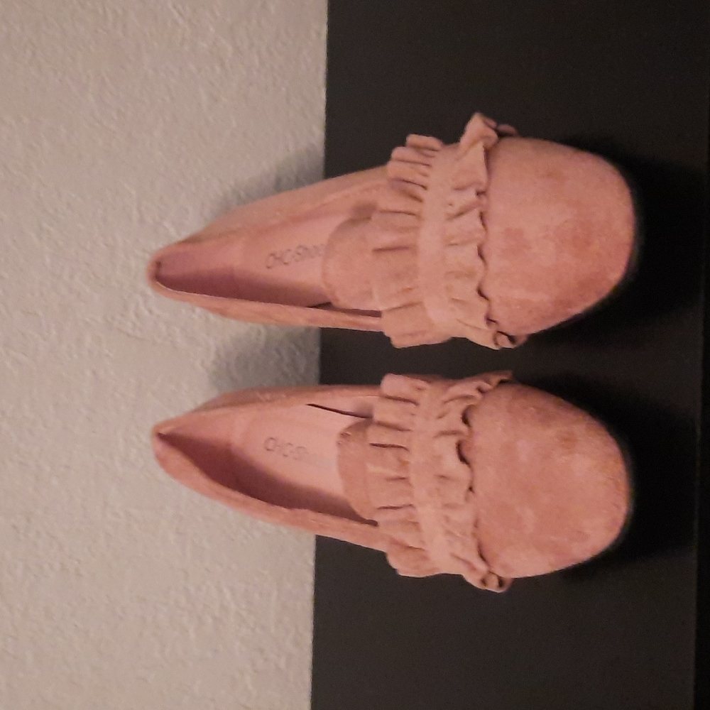 Pink suede heels by CHC-SHOES SIZE 38 eur